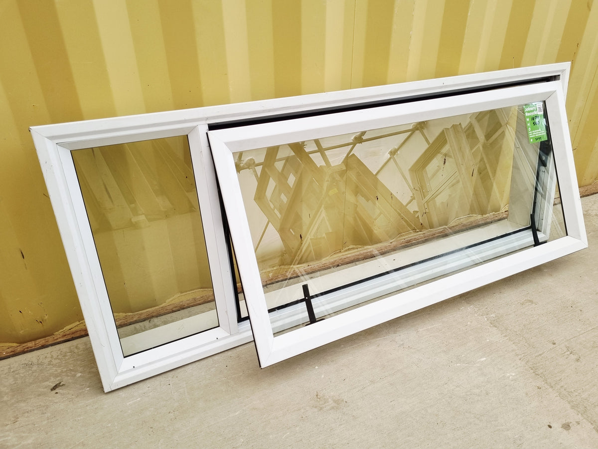Aluminium Window White  1470 W  x  560 H  [#5099] Joinery Recycle