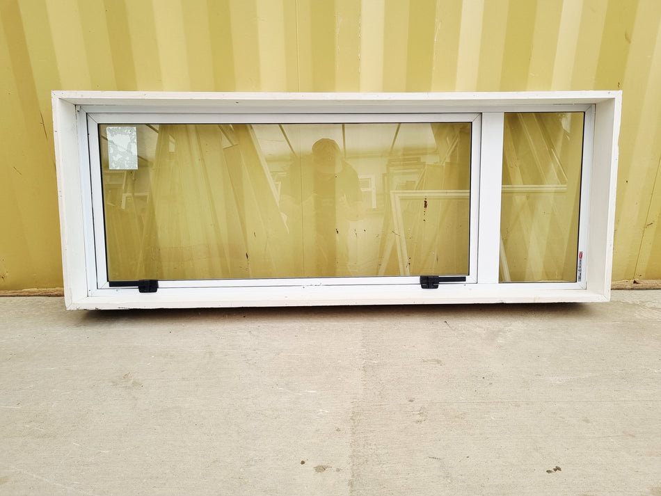 Aluminium Window White  1470 W  x  560 H  [#5099] Joinery Recycle