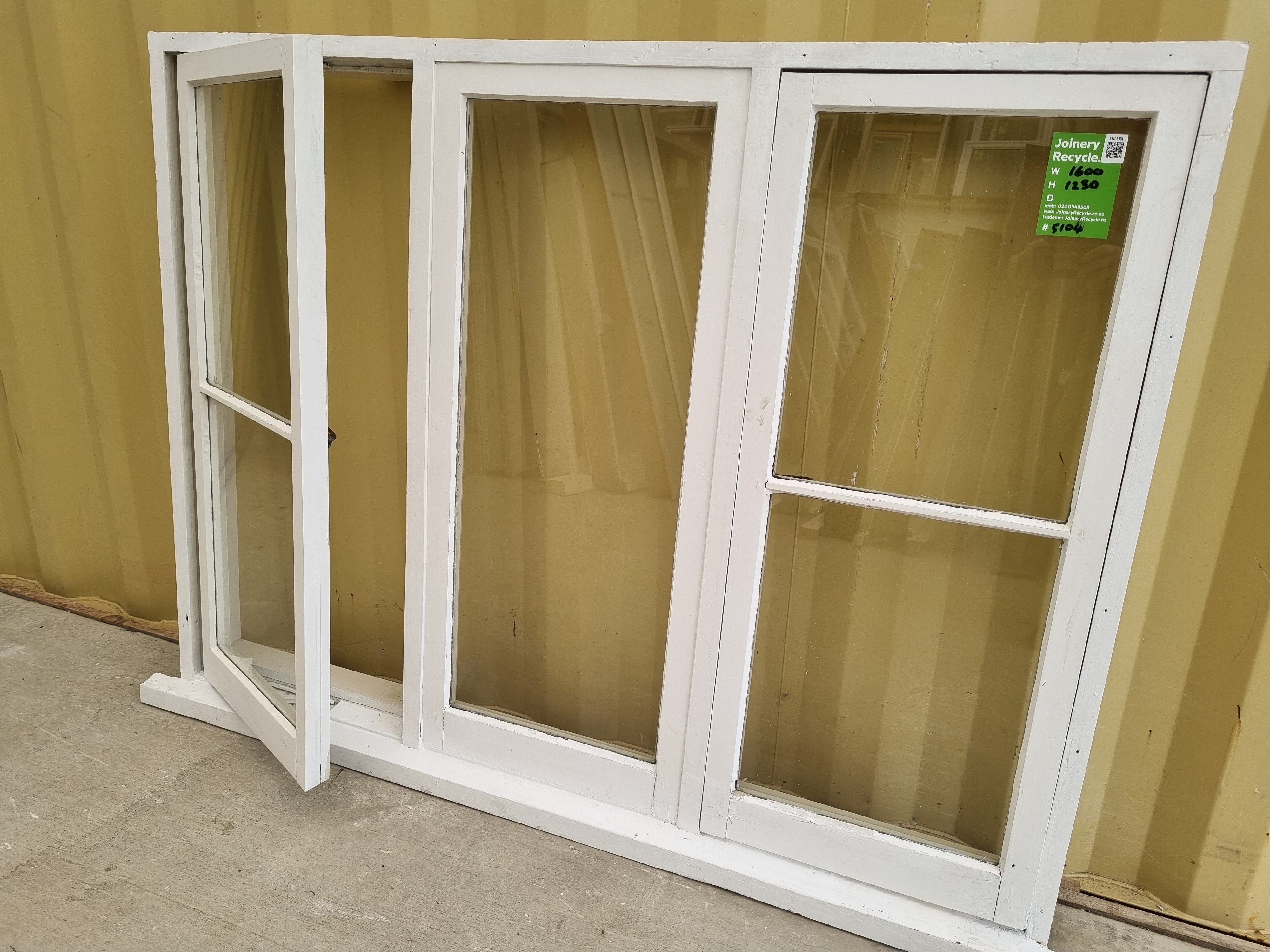 Wooden Window 1600 W x 1230 H [#5104] Joinery Recycle