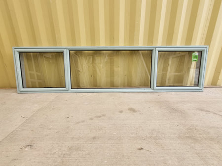 Aluminium Window Grey 2600 W  x 600 H [#5105] Joinery Recycle