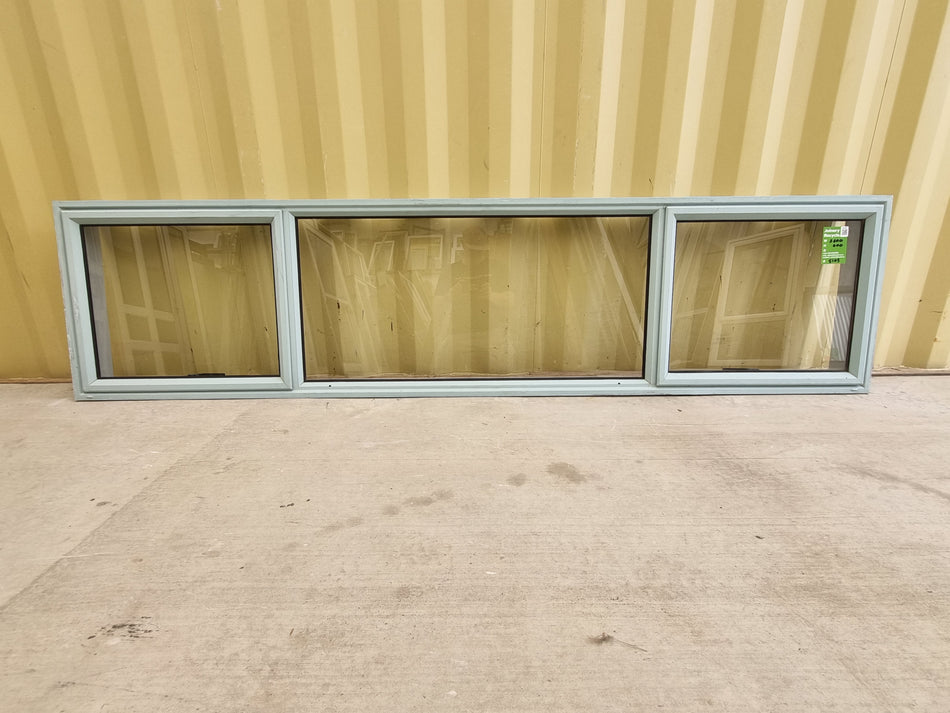 Aluminium Window Grey 2600 W  x 600 H [#5105] Joinery Recycle