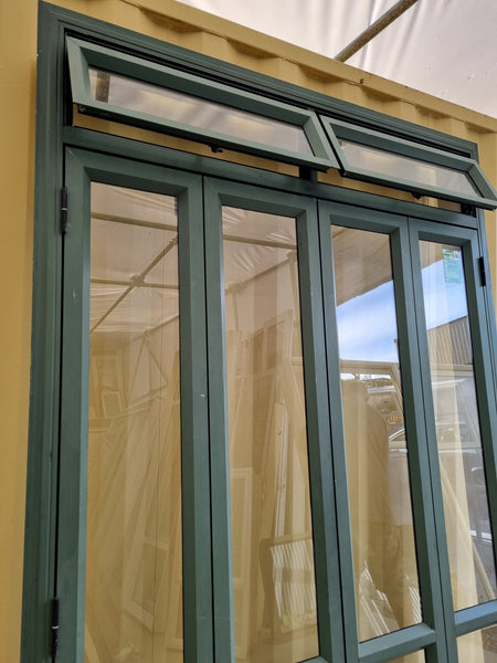 Aluminium Bifold Door with Top Light   1500 W x 2400 H [#5110] Joinery Recycle