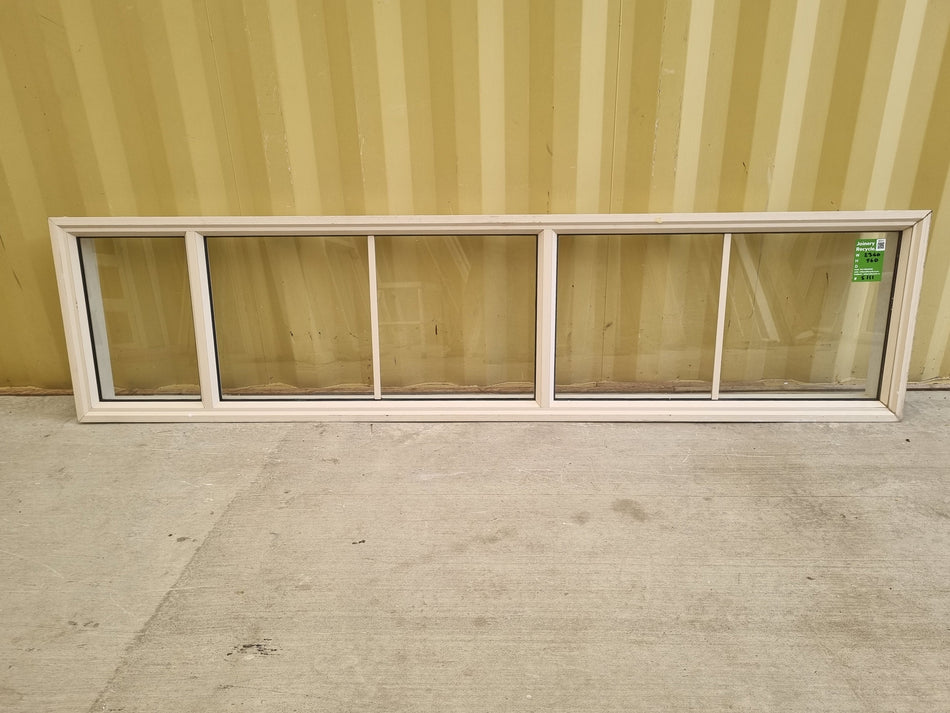 Aluminium Window Off White  2360 W  x 560 H [#5111] Joinery Recycle