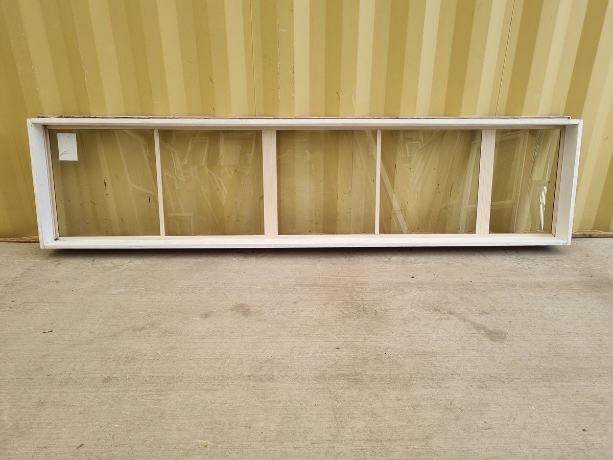 Aluminium Window Off White  2360 W  x 560 H [#5111] Joinery Recycle