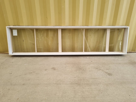 Aluminium Window Off White  2360 W  x 560 H [#5111] Joinery Recycle