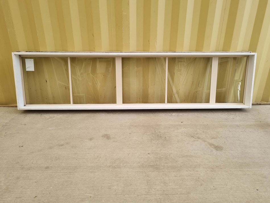 Aluminium Window Off White  2360 W  x 560 H [#5111] Joinery Recycle