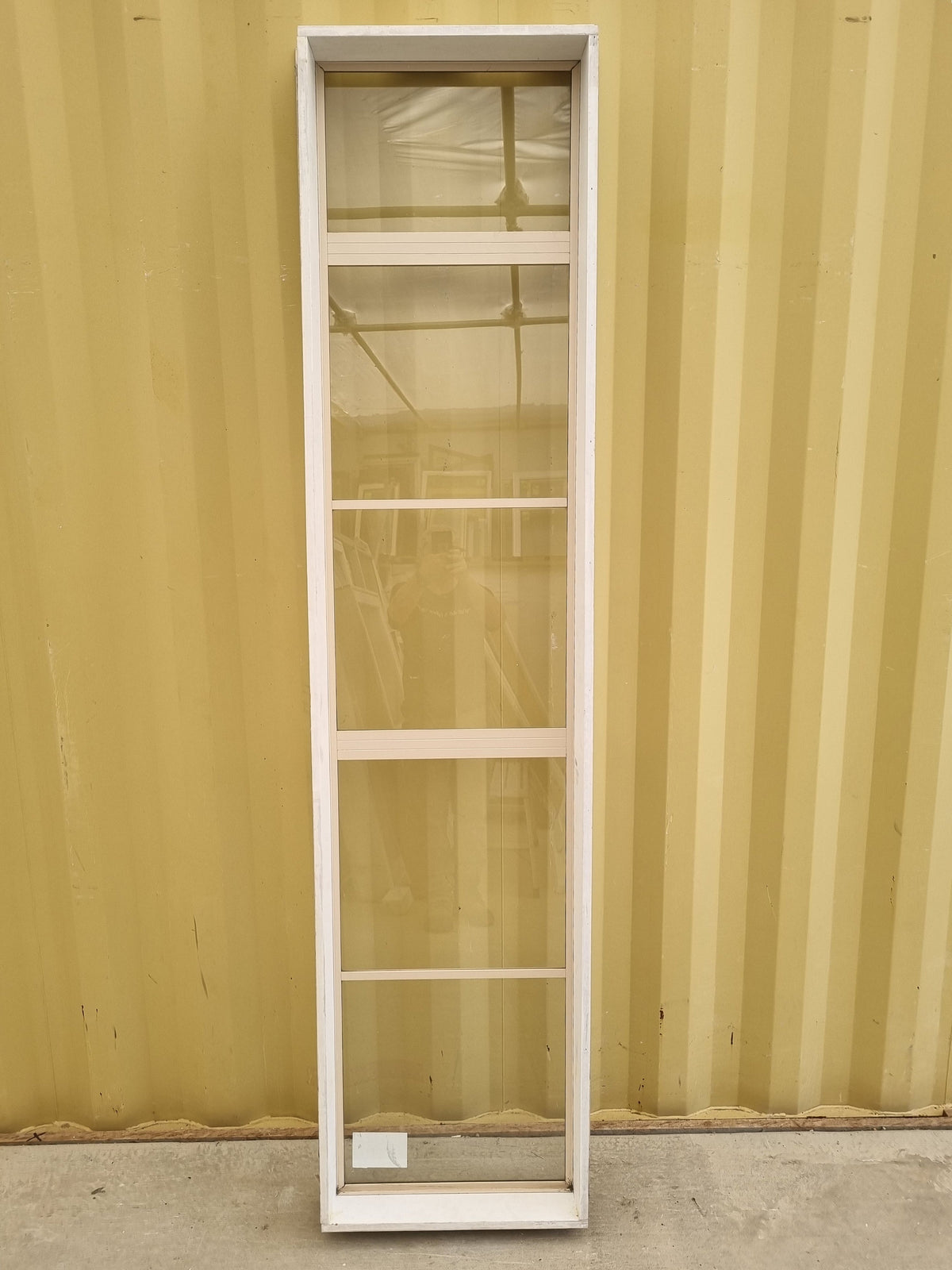 Aluminium Window Off White  2360 W  x 560 H [#5111] Joinery Recycle
