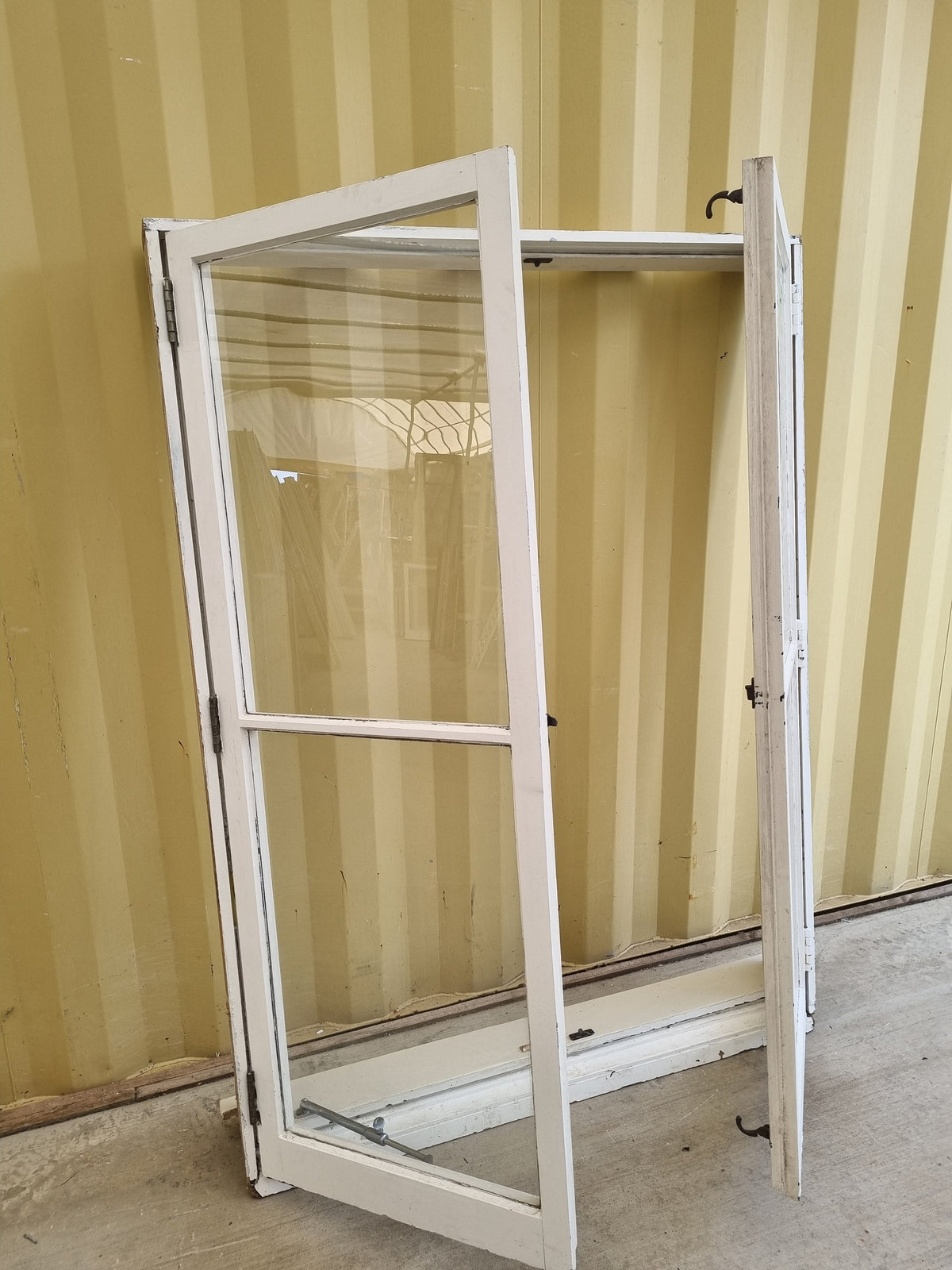 Vintage Double Casement Wooden Window 1170 W x 1600 H [#5112] Joinery Recycle
