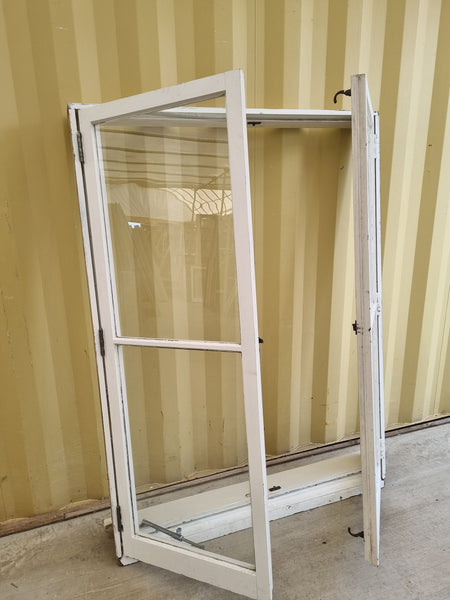 Vintage Double Casement Wooden Window 1170 W x 1600 H [#5112] Joinery Recycle