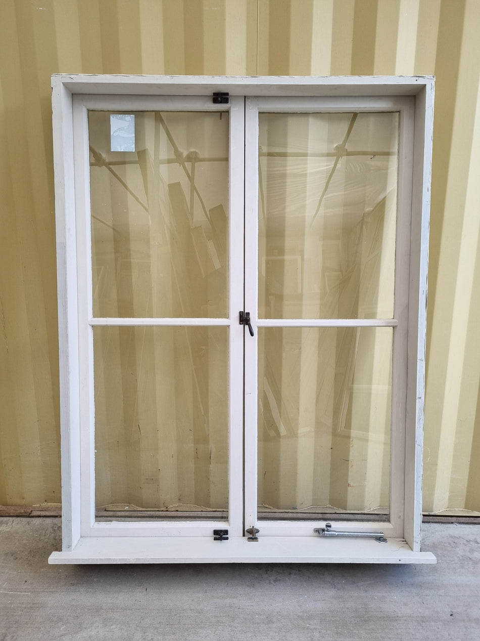 Vintage Double Casement Wooden Window 1170 W x 1600 H [#5112] Joinery Recycle