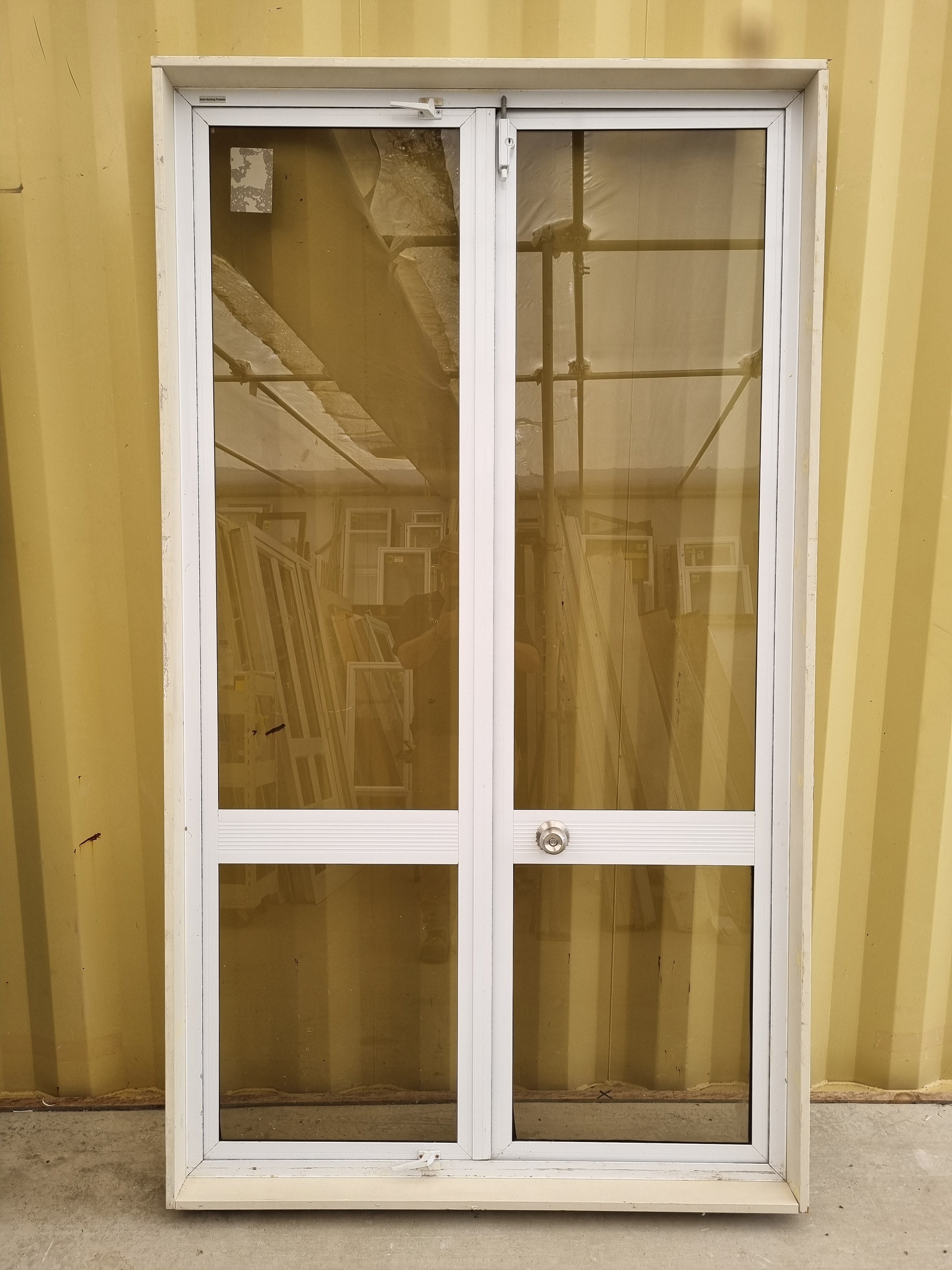 Aluminium French Door  1230 W x 2150 H [#5113 SF] Joinery Recycle