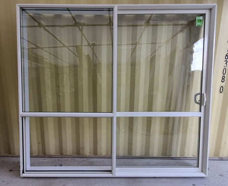 RANCH SLIDER  Offwhite / Cream 2400 W x  2150 H [#5115 SF] Joinery Recycle