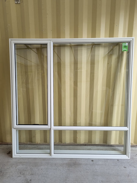Aluminium Window Offwhite / Cream 1800 W  x 1800 H [#5116  SF] Joinery Recycle