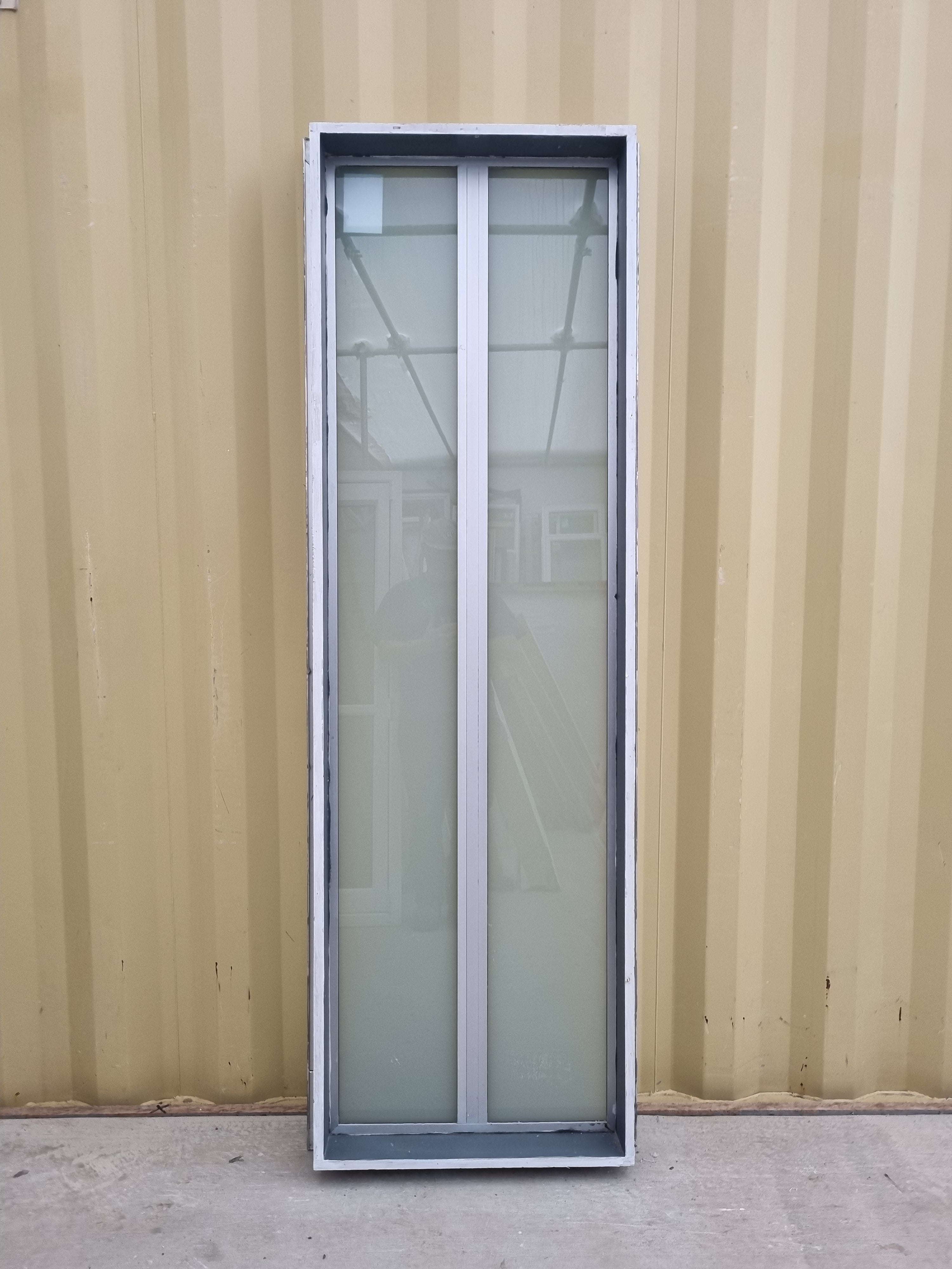 Aluminium Window White  640 W  x  2040 H  [#5135] Joinery Recycle