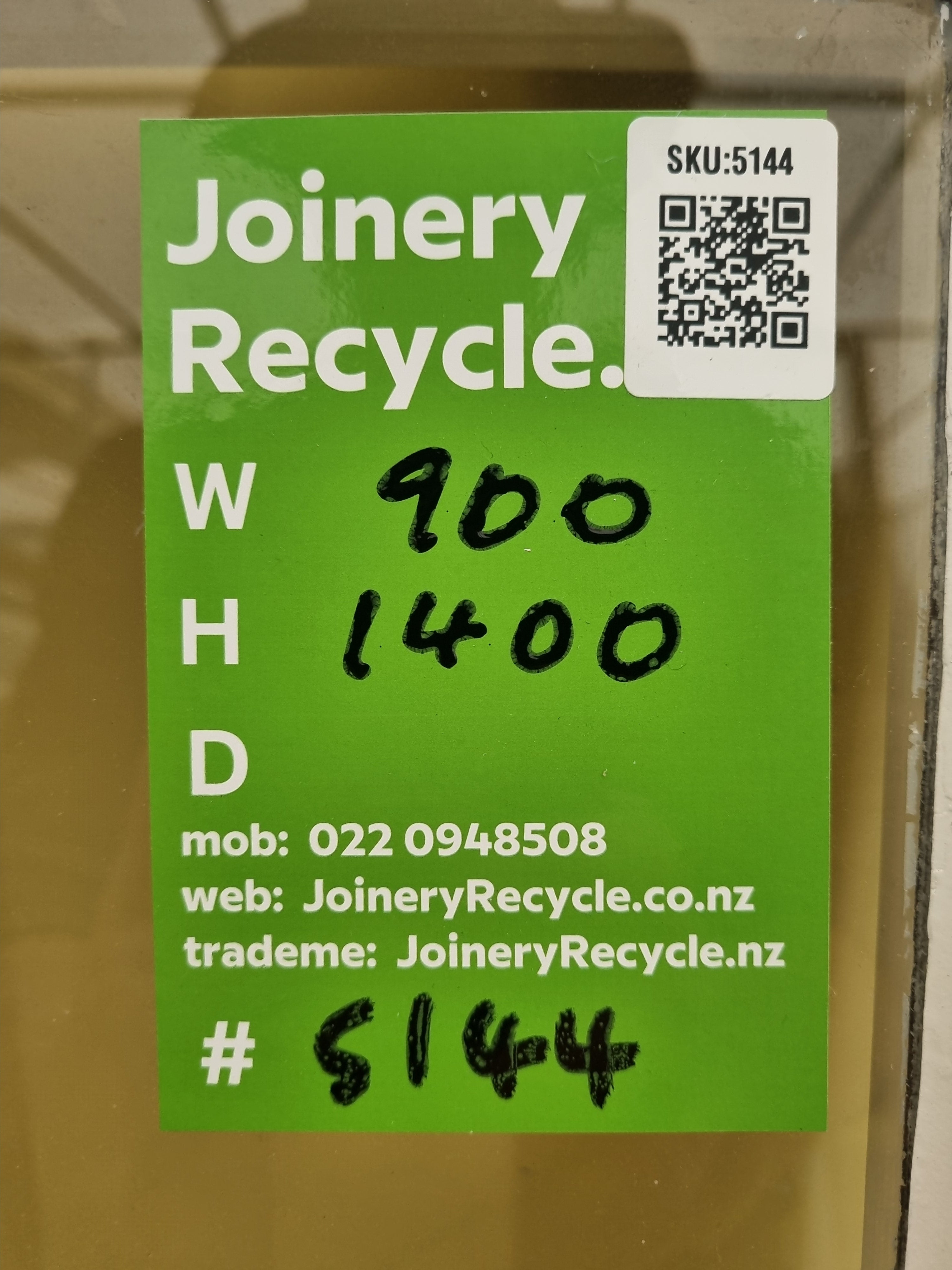 Wooden Casement Window 900 W x 1400 H [#5144] Joinery Recycle