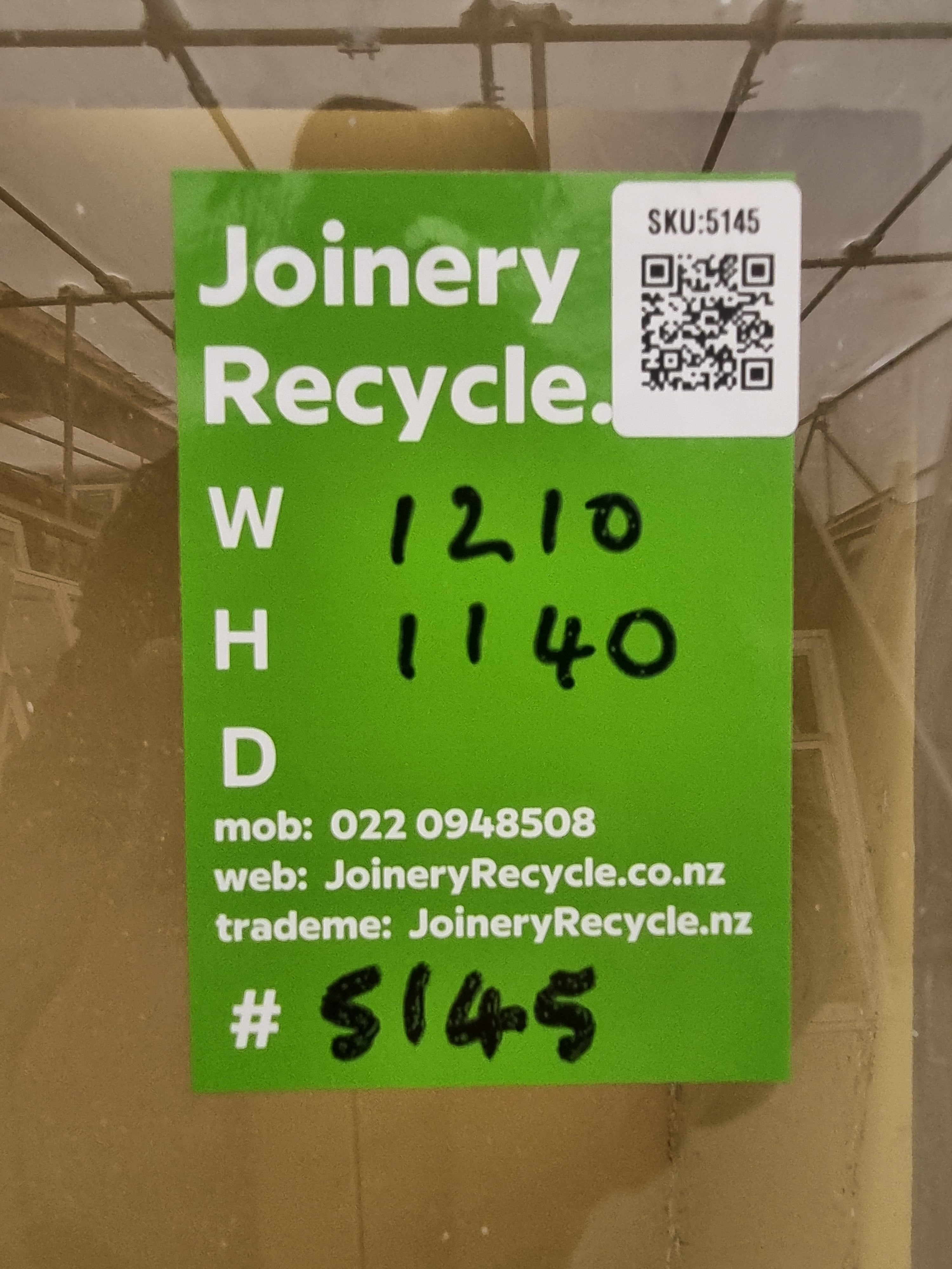Wooden Casement Window 1210 W x 1140 H [#5145] Joinery Recycle