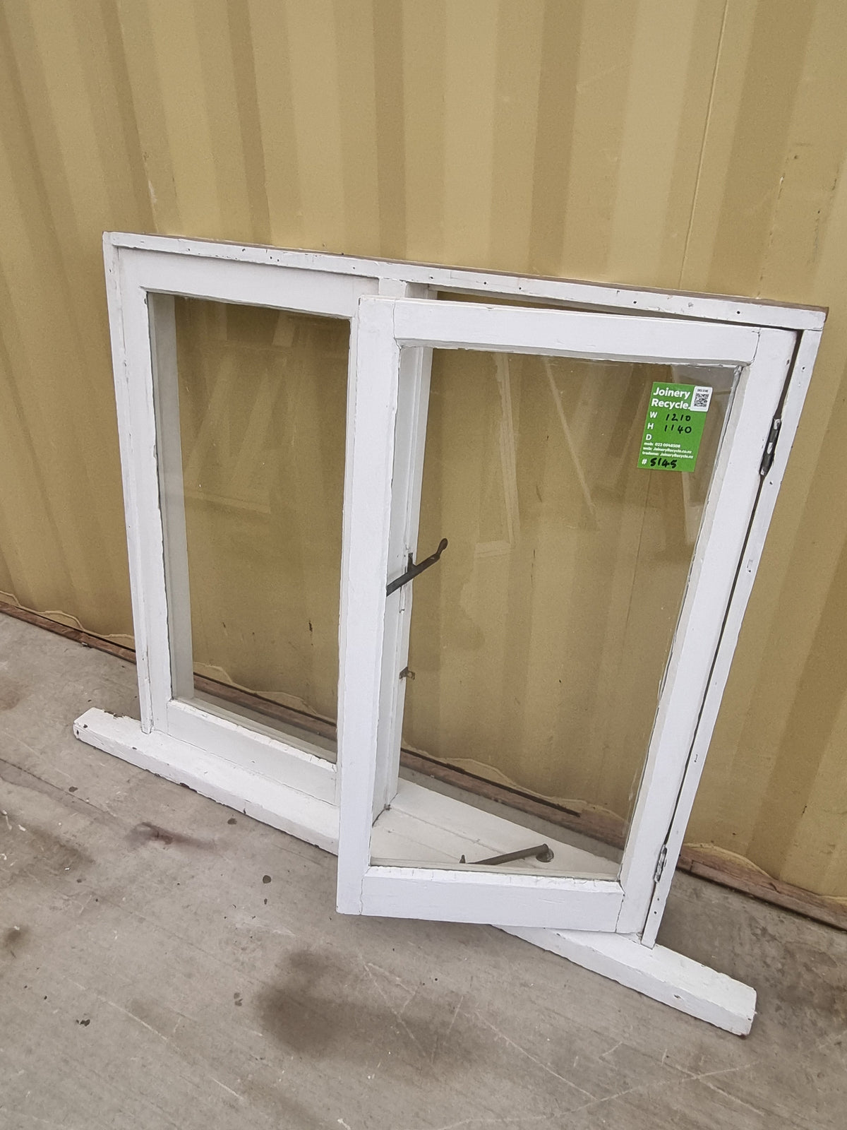 Wooden Casement Window 1210 W x 1140 H [#5145] Joinery Recycle