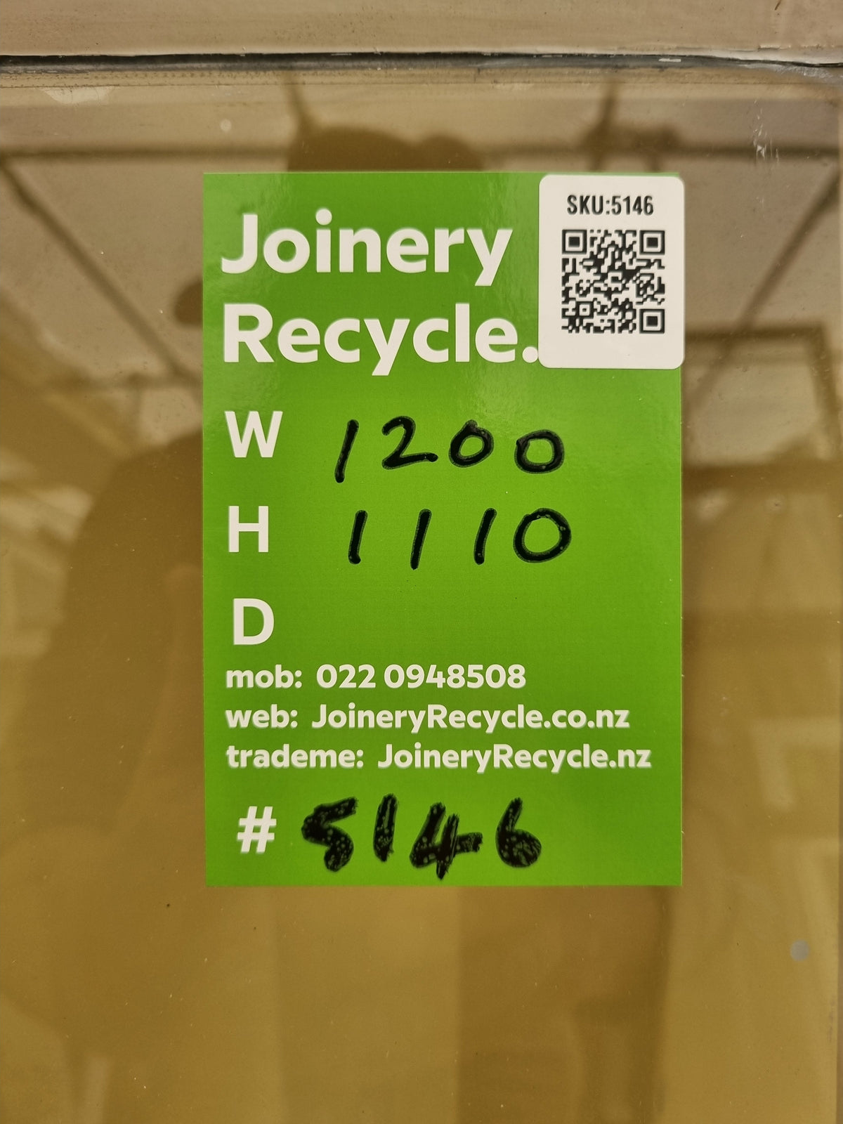 Wooden Casement Window 1200 W x  1110 H [#5146] Joinery Recycle