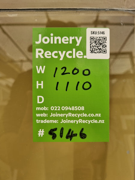 Wooden Casement Window 1200 W x  1110 H [#5146] Joinery Recycle