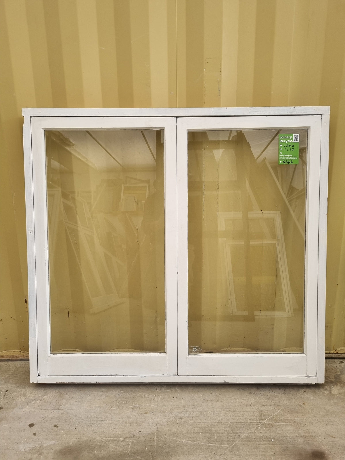 Wooden Casement Window 1200 W x  1110 H [#5146] Joinery Recycle