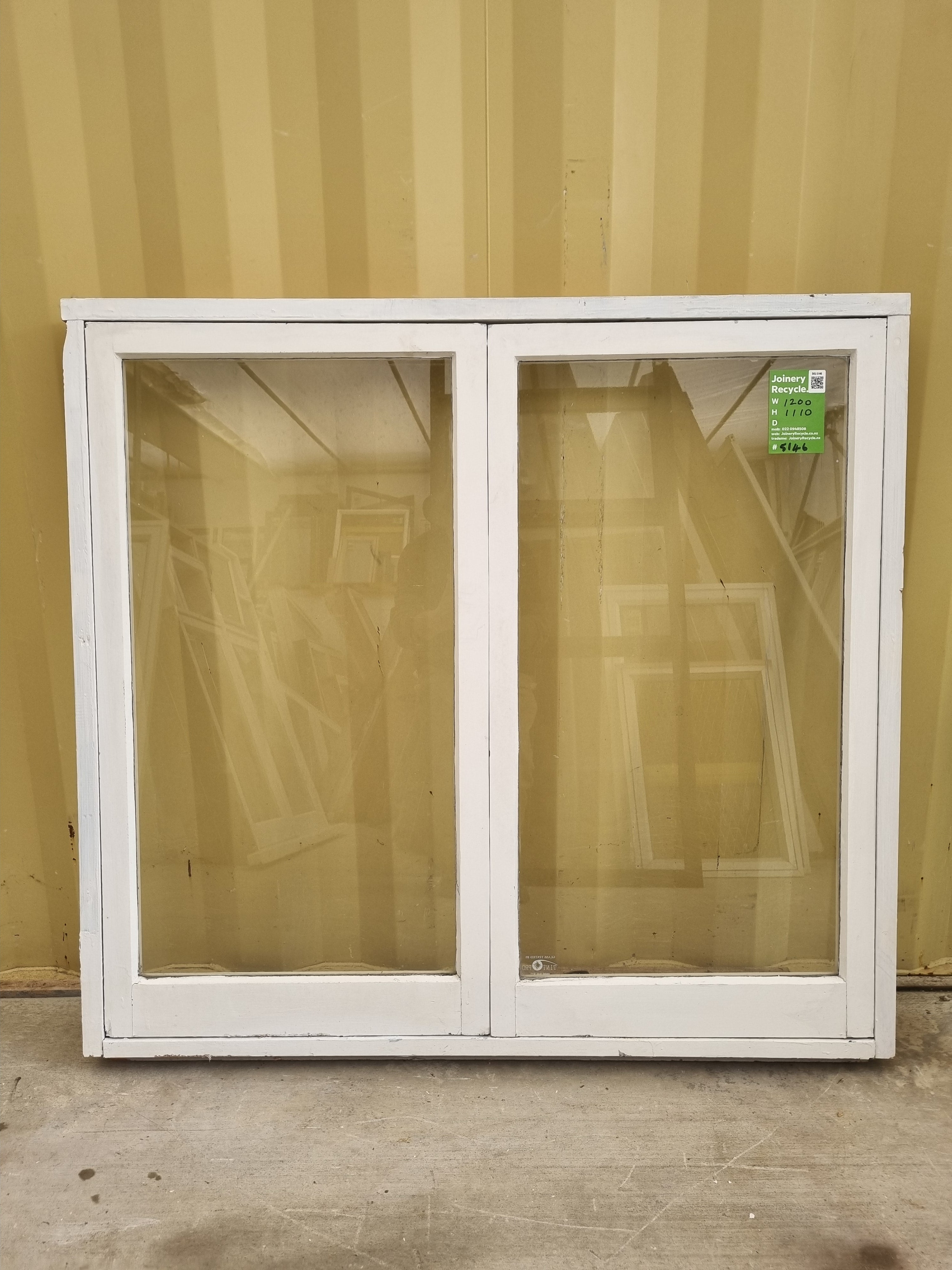 Wooden Casement Window 1200 W x  1110 H [#5146] Joinery Recycle