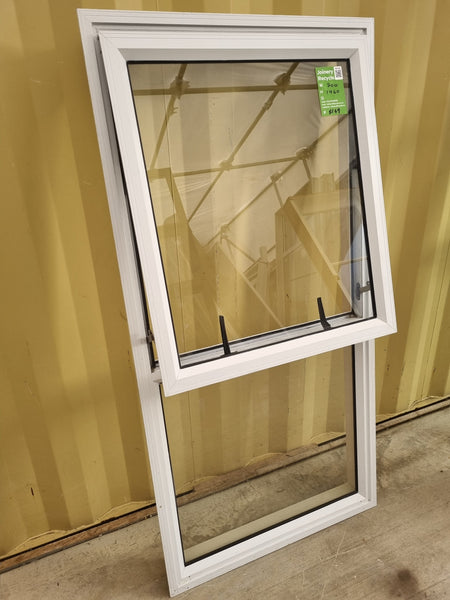Aluminium Window White  700 W  x  1460 H  [#5149] Joinery Recycle