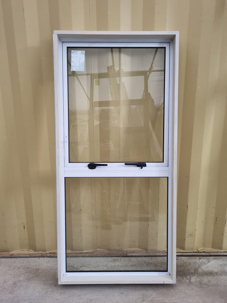 Aluminium Window White  700 W  x  1460 H  [#5149] Joinery Recycle