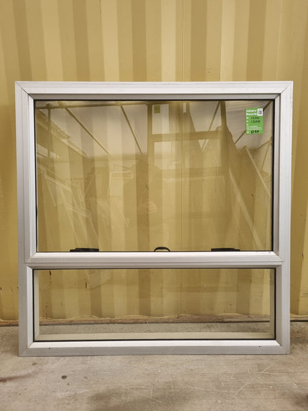 Aluminium Window Silver  1200 W  x 1200 H [#5150] Joinery Recycle