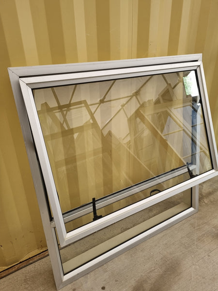 Aluminium Window Silver  1200 W  x 1200 H [#5150] Joinery Recycle