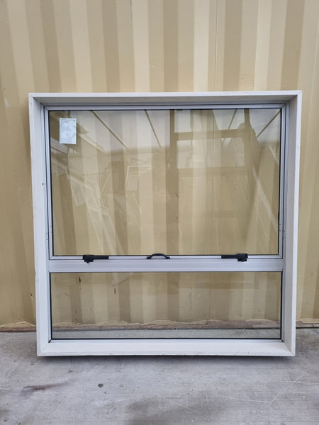 Aluminium Window Silver  1200 W  x 1200 H [#5150] Joinery Recycle