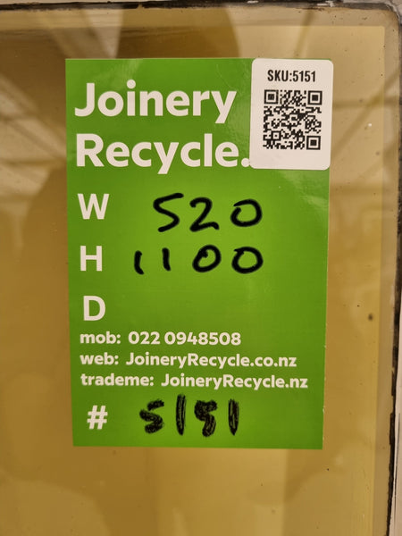 Wooden Window Sash 520 W  x 1100  H  [#5151] Joinery Recycle