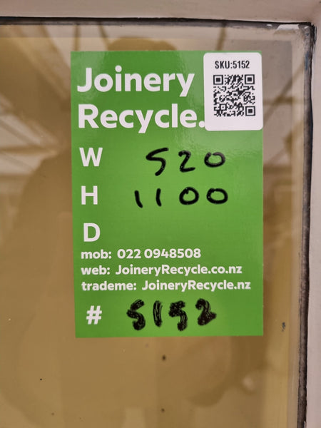 Wooden Window Sash 520 W  x 1100  H  [#5152] Joinery Recycle