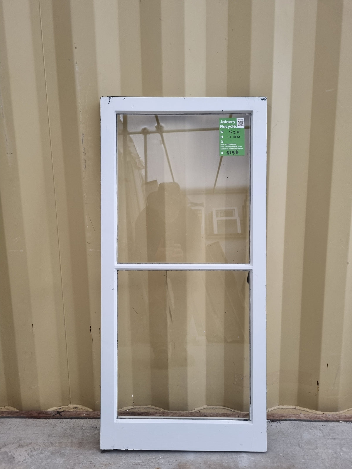 Wooden Window Sash 520 W  x 1100  H  [#5152] Joinery Recycle