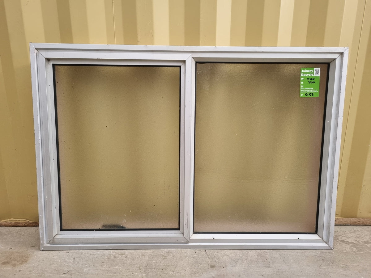 Aluminium Window Silver 1200 W  x 800 H [#5153] Joinery Recycle