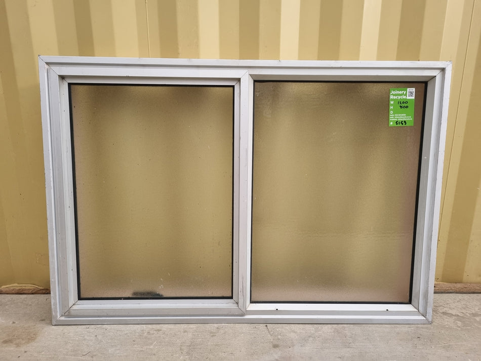 Aluminium Window Silver 1200 W  x 800 H [#5153] Joinery Recycle