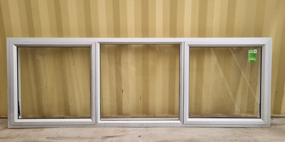 Aluminium Window Silver 2390 W  x  790 H  [#5154] Joinery Recycle