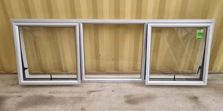Aluminium Window Silver 2390 W  x  790 H  [#5154] Joinery Recycle