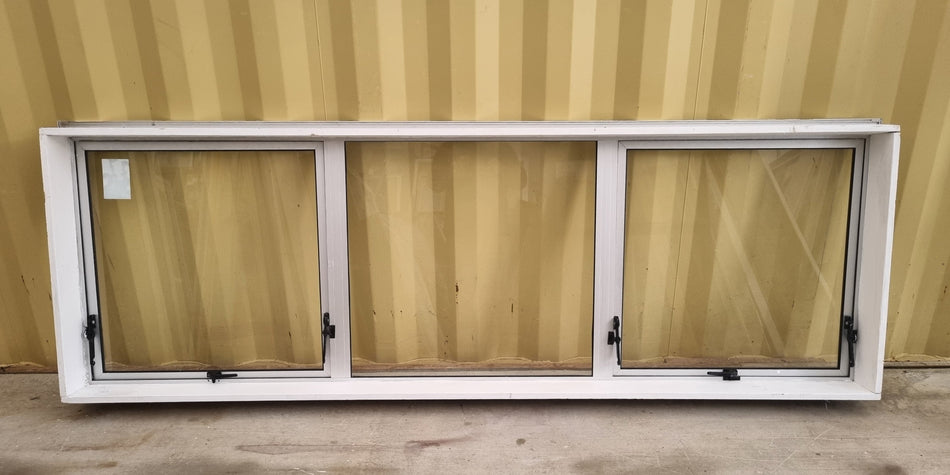 Aluminium Window Silver 2390 W  x  790 H  [#5154] Joinery Recycle