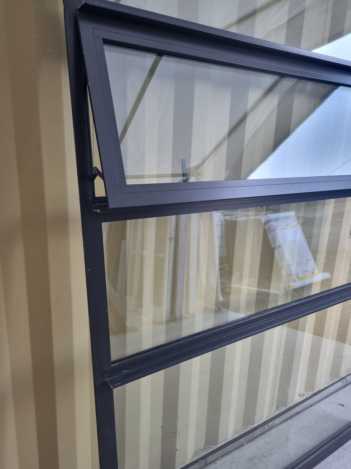 Double Glazed Aluminium Window Ironsand 1580 W  x 2440 H [#3613] Joinery Recycle