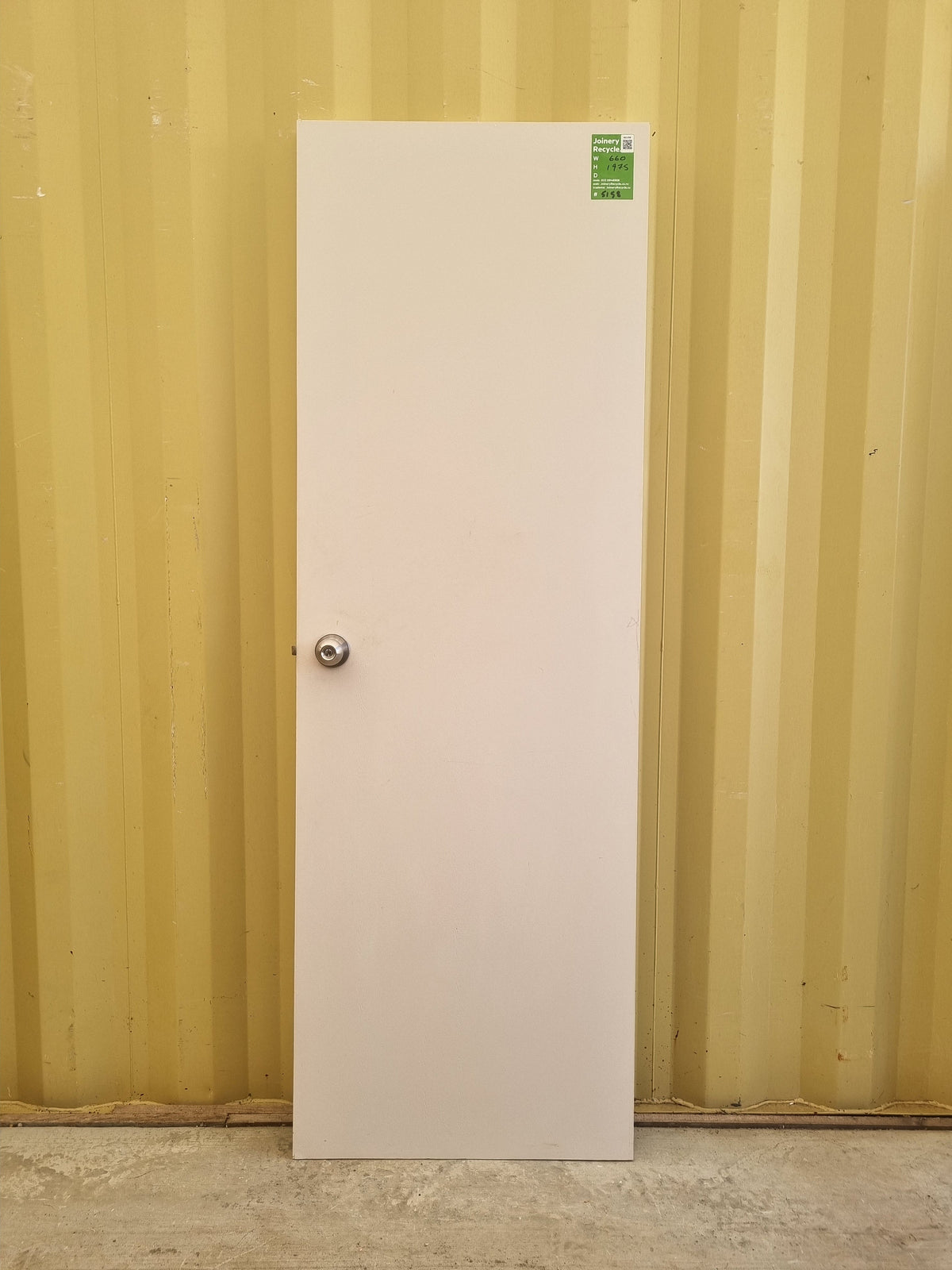 Internal Hollow Core Door   660 W  x  1975 H  [#5158] Joinery Recycle