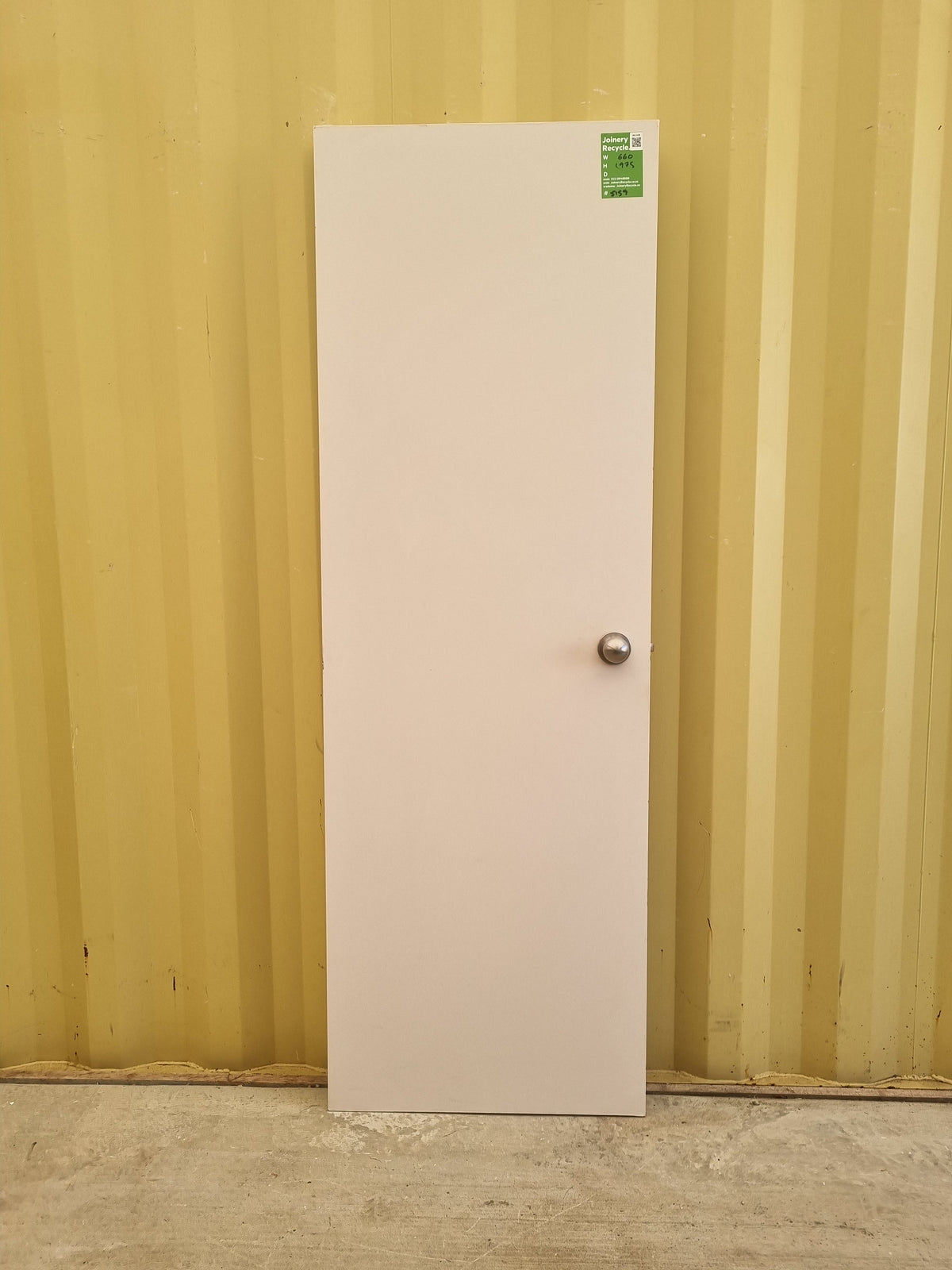 Internal Hollow Core Door   660 W  x  1975 H  [#5159] Joinery Recycle