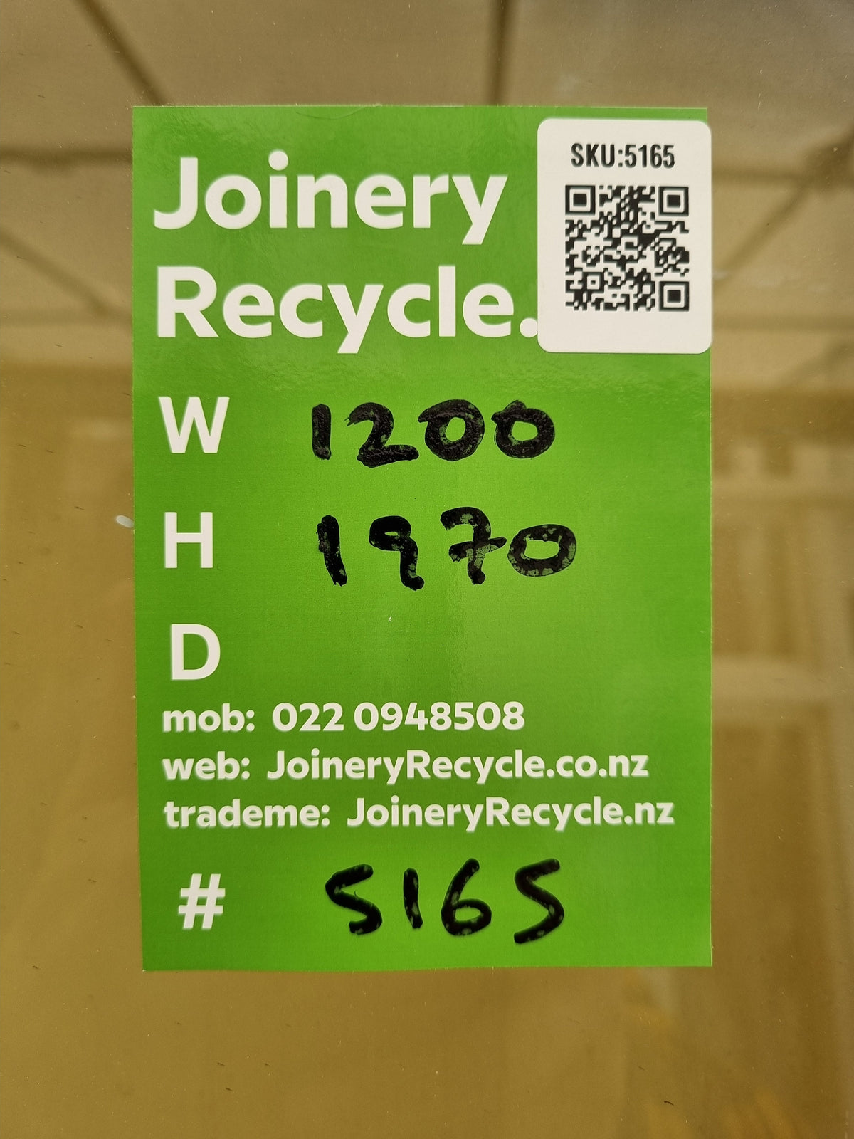 Wooden French Door Leafs 1200 W x 1970 H [#5165] Joinery Recycle