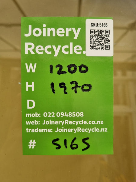 Wooden French Door Leafs 1200 W x 1970 H [#5165] Joinery Recycle