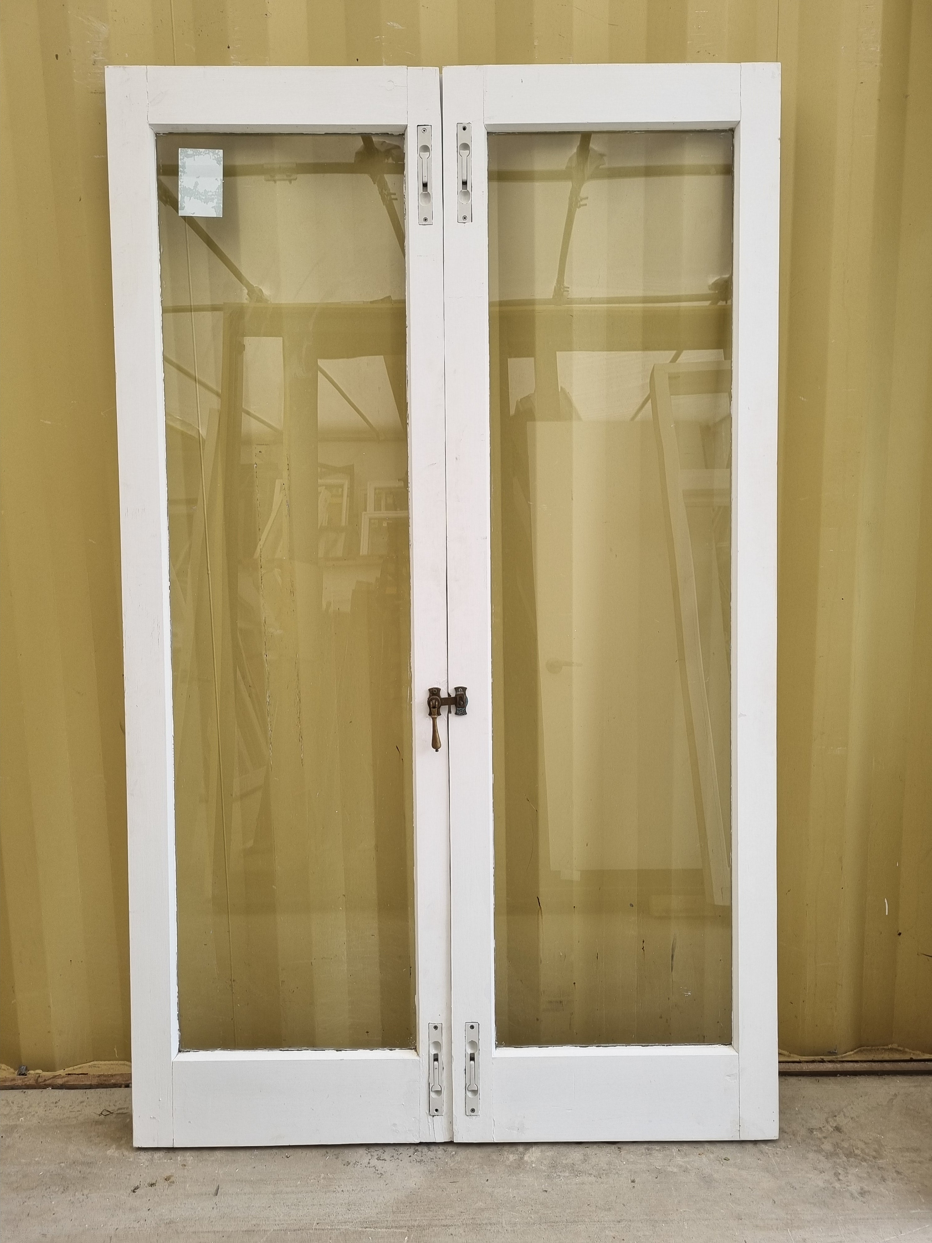 Wooden French Door Leafs 1200 W x 1970 H [#5165] Joinery Recycle
