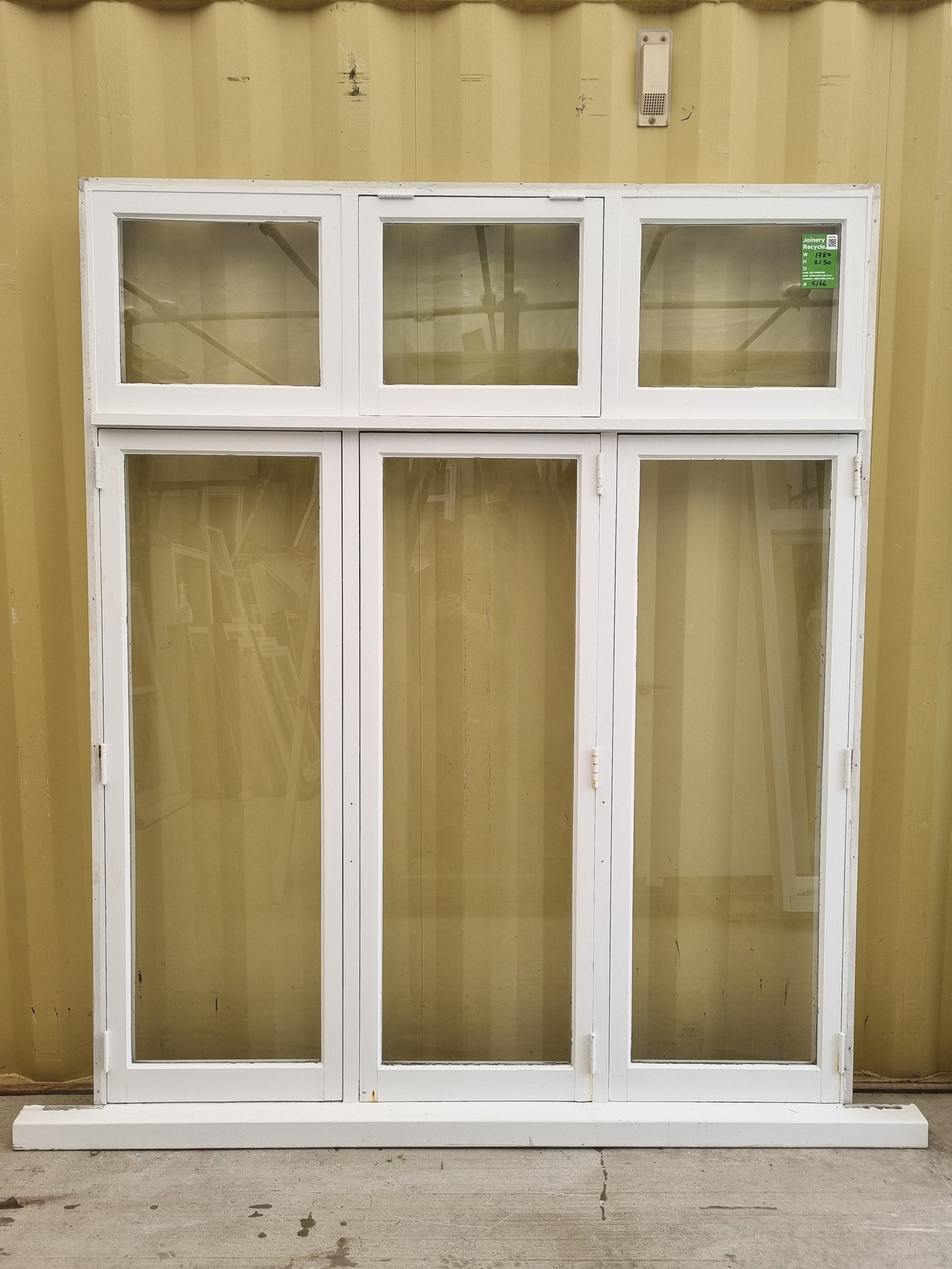 Large Casement Window with Top Lights 1780 W x 2150 H [#5166] Joinery Recycle