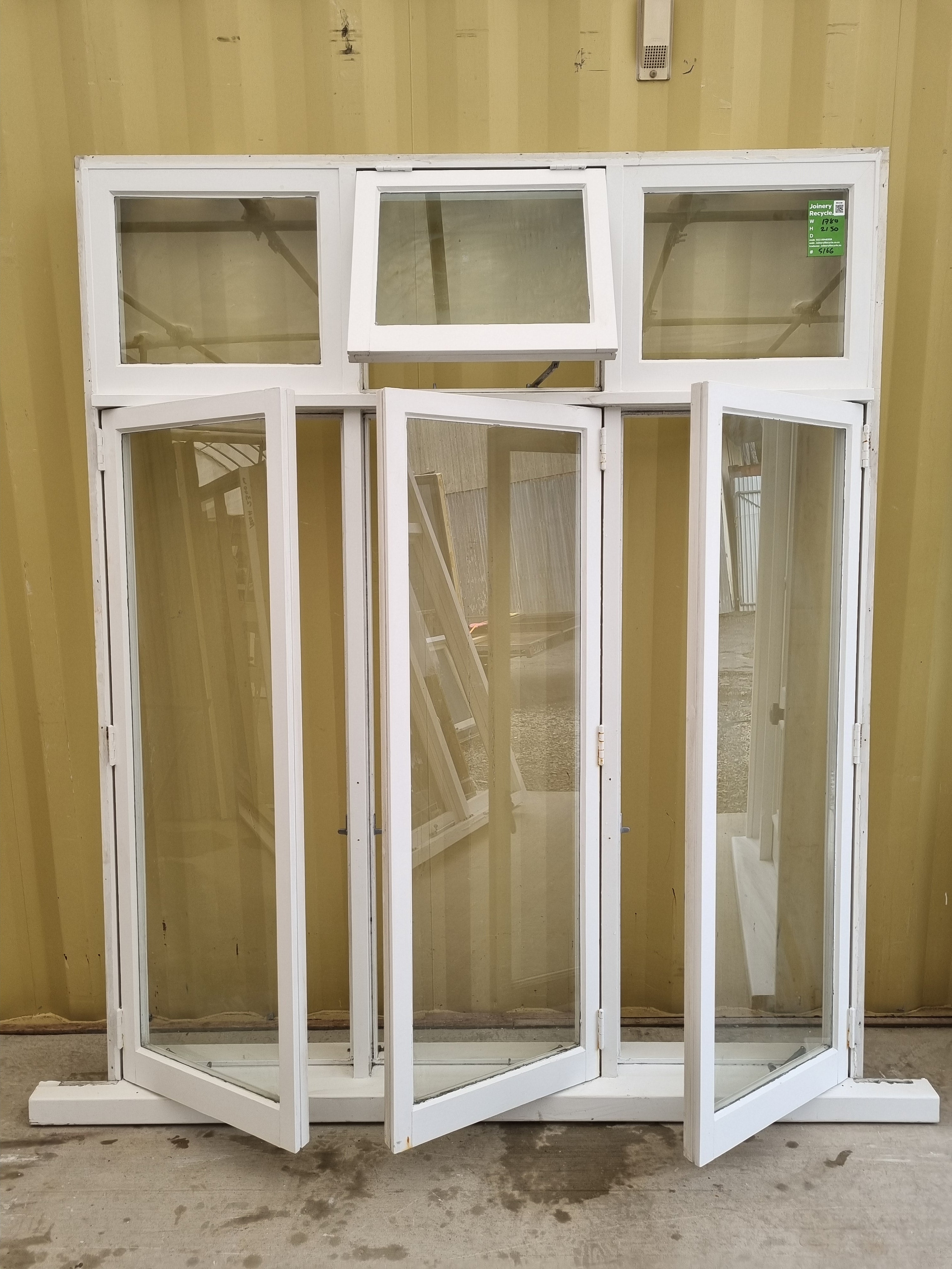 Large Casement Window with Top Lights 1780 W x 2150 H [#5166] Joinery Recycle