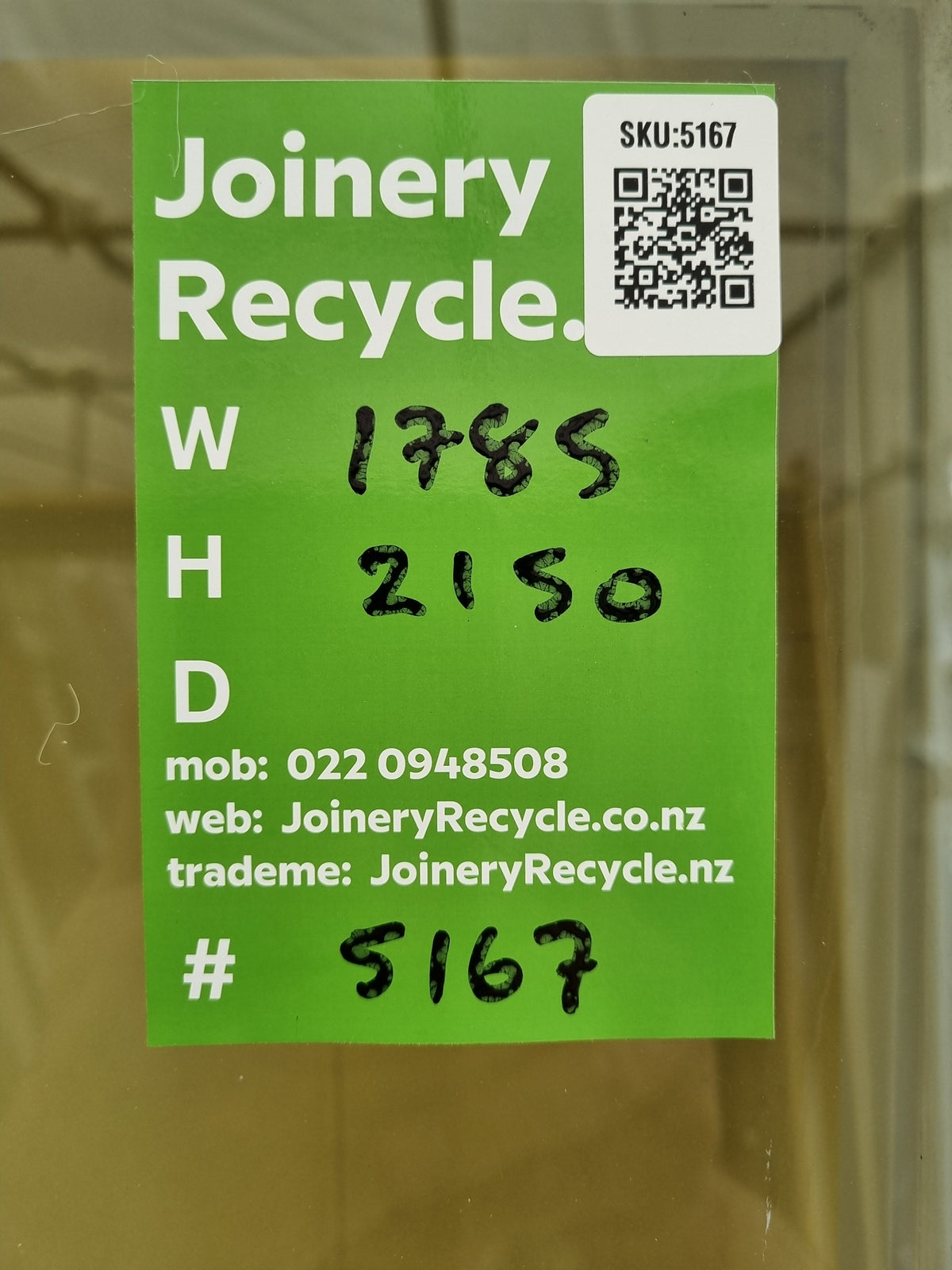 Large Casement Window with Top Lights 1785 W x 2150 H [#5167] Joinery Recycle
