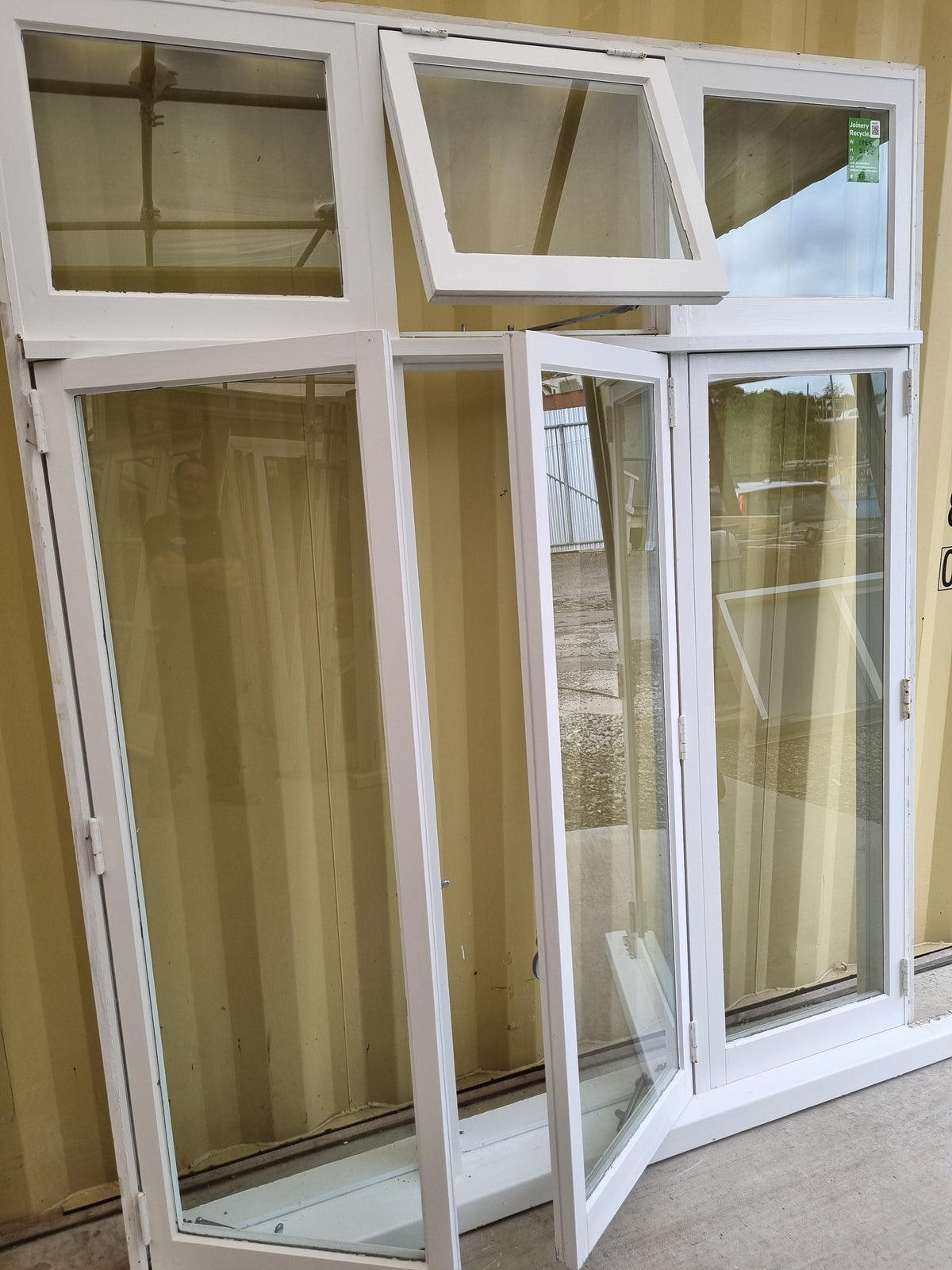 Large Casement Window with Top Lights 1785 W x 2150 H [#5167] Joinery Recycle