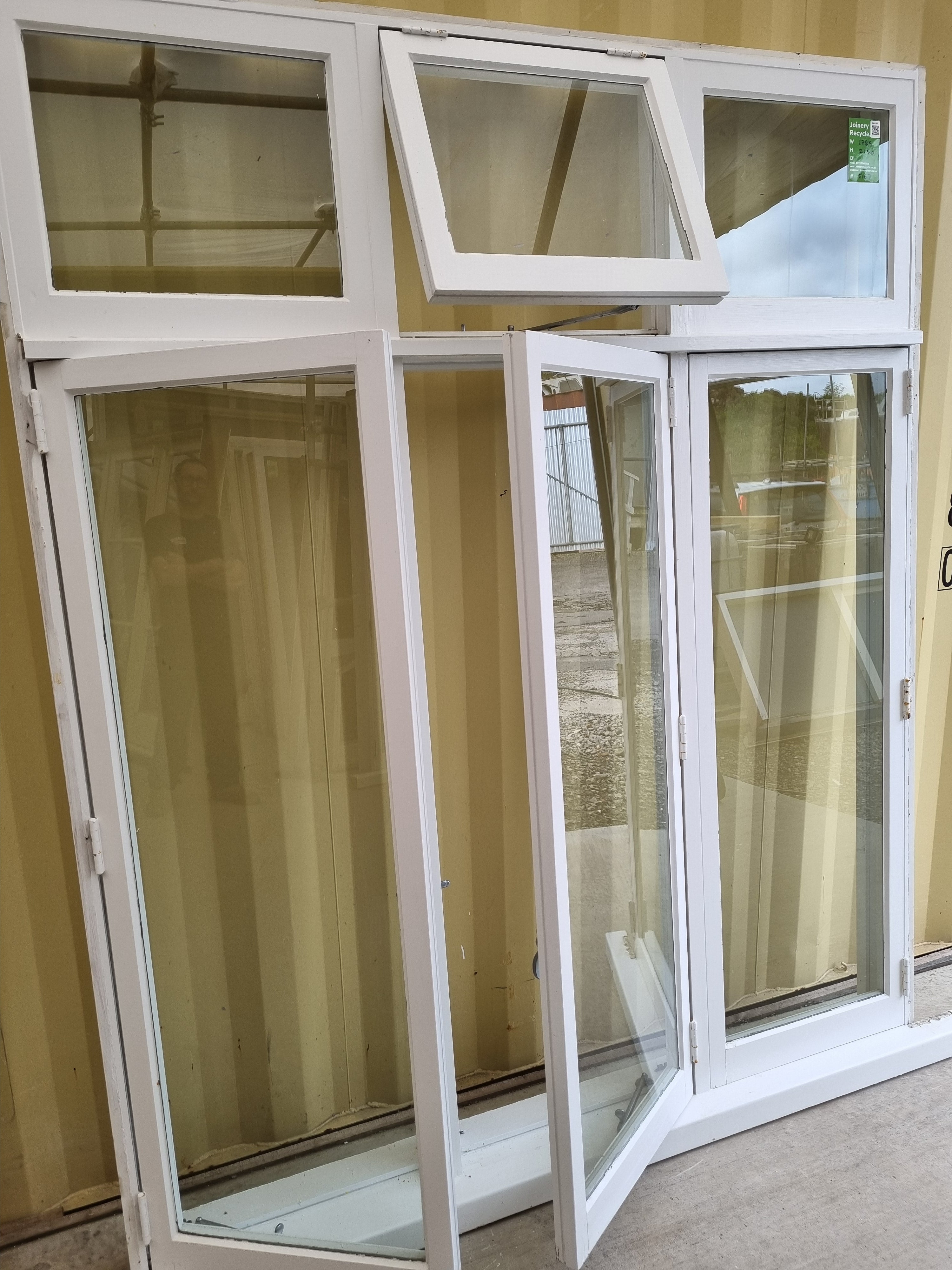 Large Casement Window with Top Lights 1785 W x 2150 H [#5167] Joinery Recycle