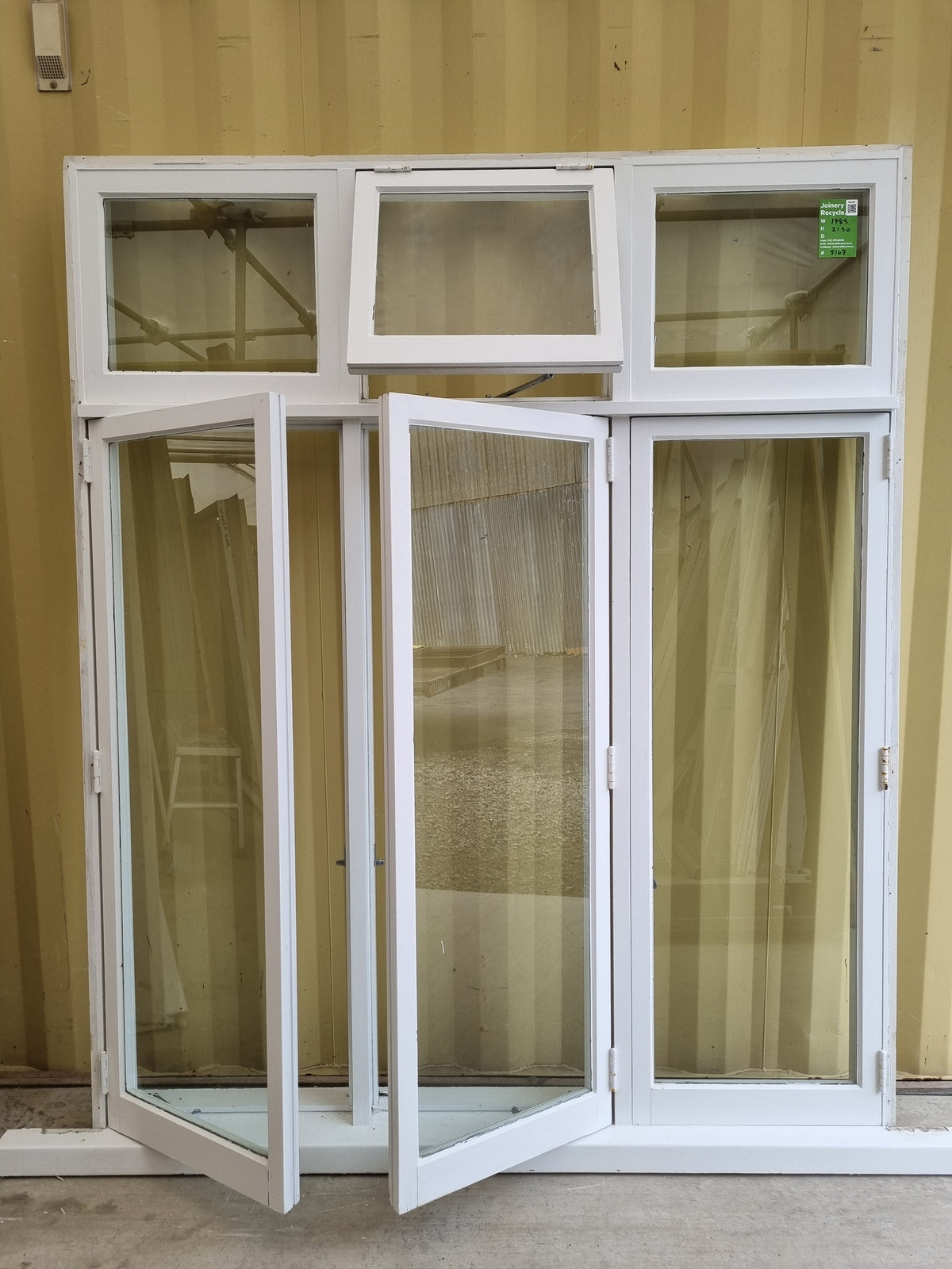 Large Casement Window with Top Lights 1785 W x 2150 H [#5167] Joinery Recycle